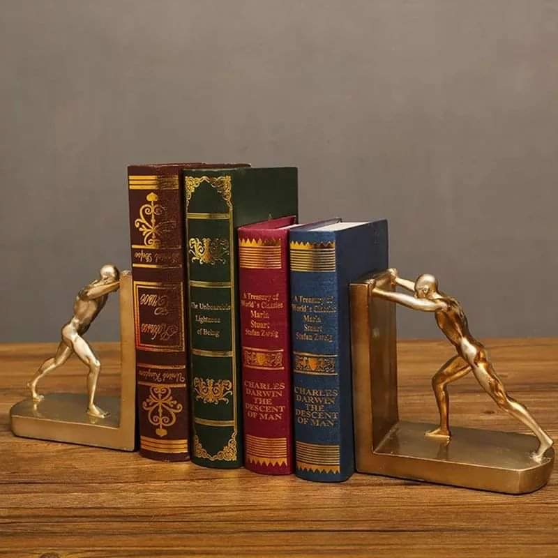 2pcs creative Hercules Bookends Decor