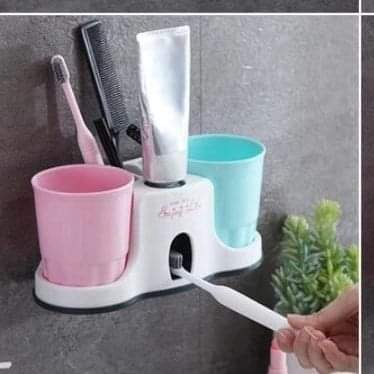 2cups Toothpaste dispenser