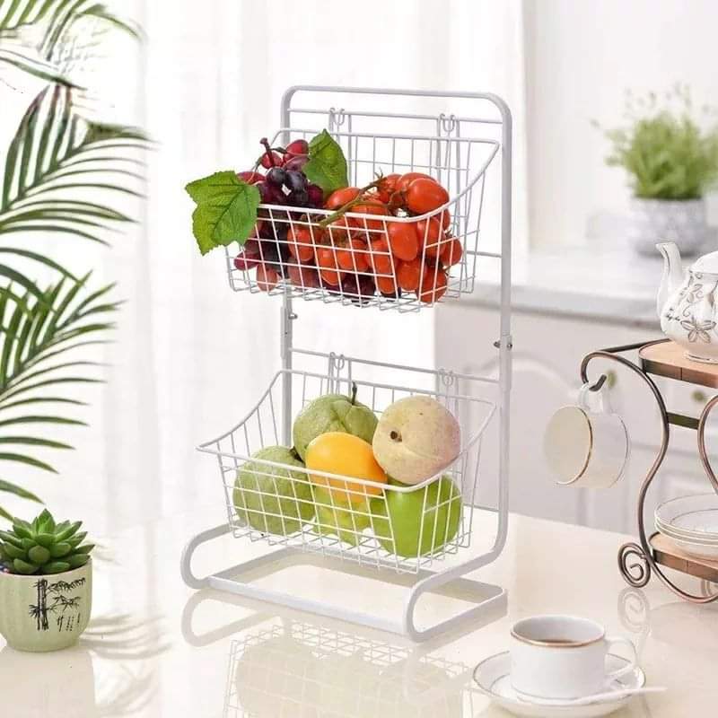 2-Tier Kitchen Storage Rack Organizer