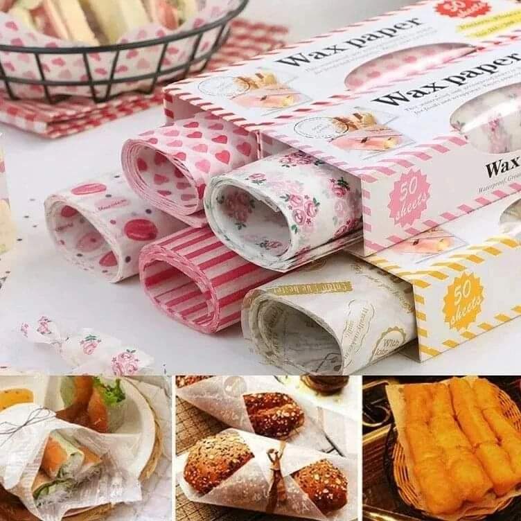 Food grade wax paper