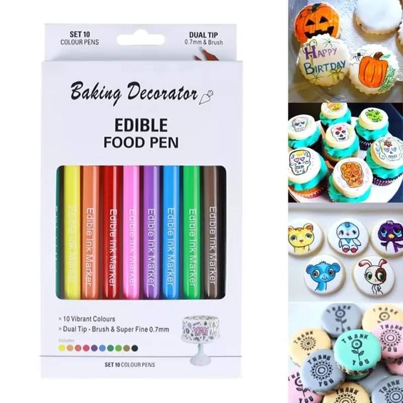 Food decorating pens