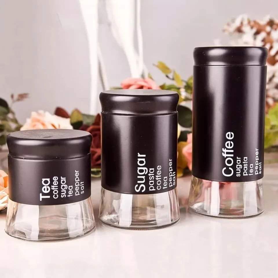 Assorted 3pcs canister