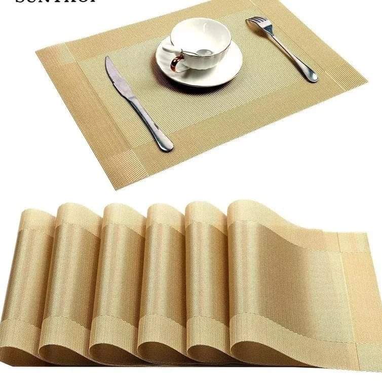 6pcs Rectangular table place mats