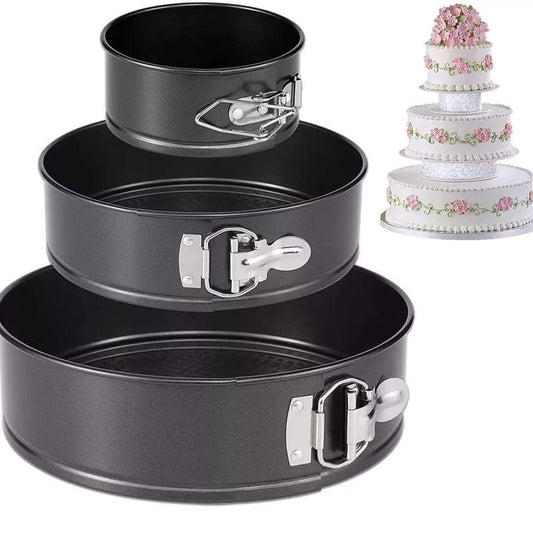 3 in 1 baking cake mould set