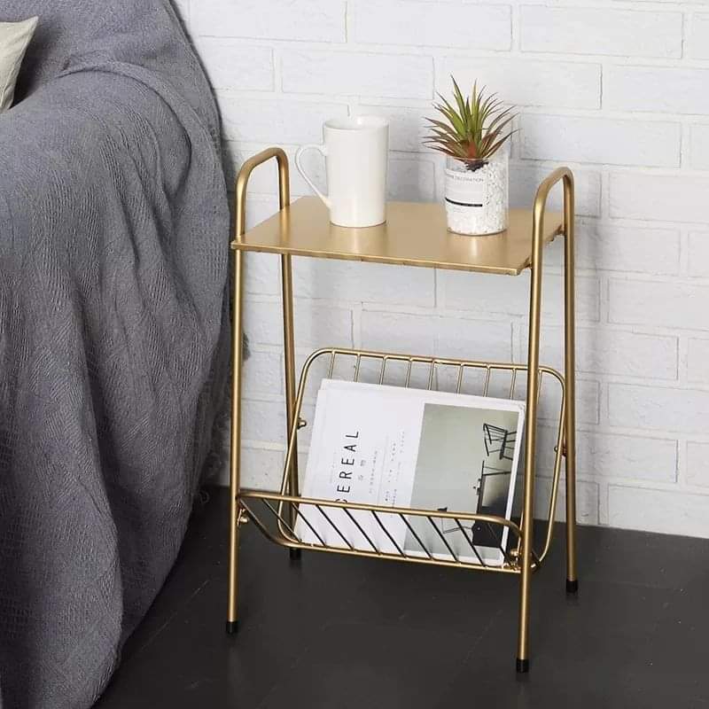 Metallic Gold End/Side Table