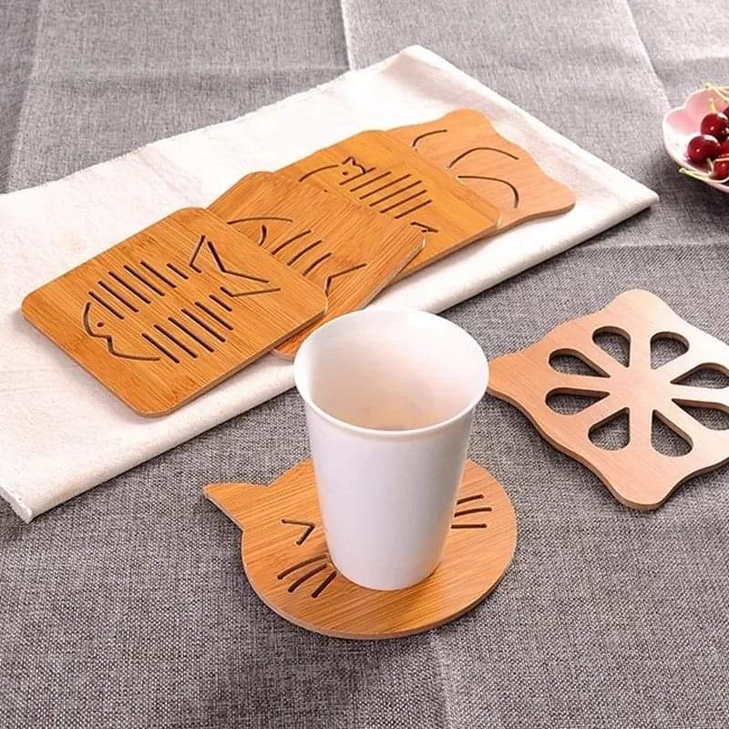 6pcs Wooden Coasters