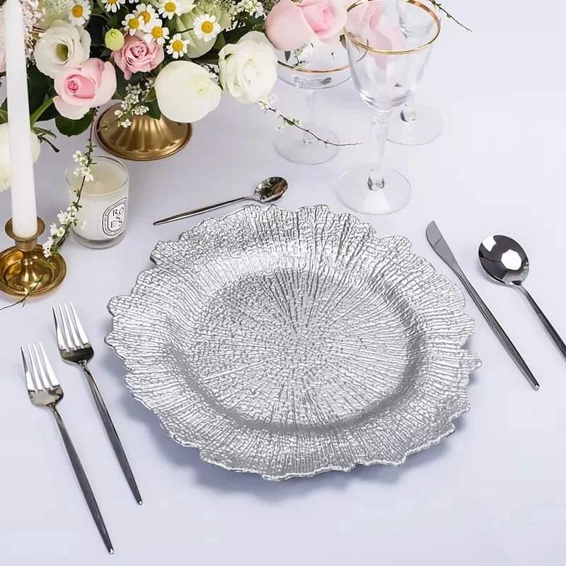 6pcs Assorted dining decor Plates