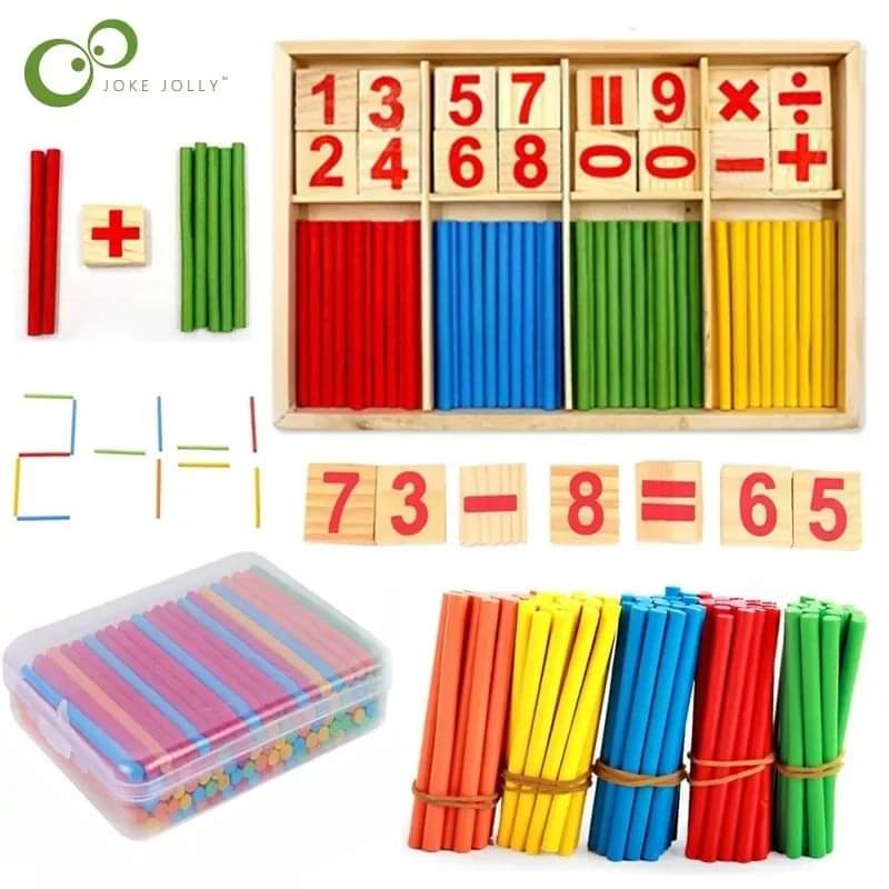 Educational Montessori learning set