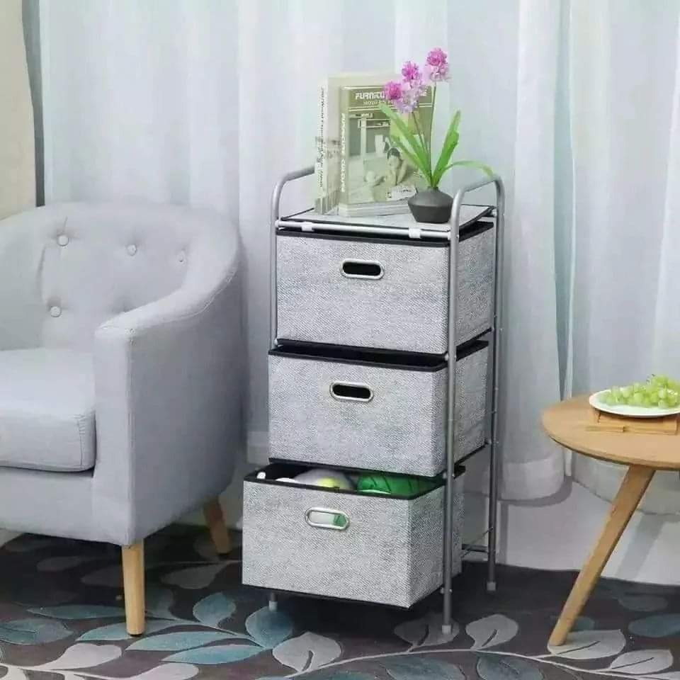 Multipurpose storage rack with drawers