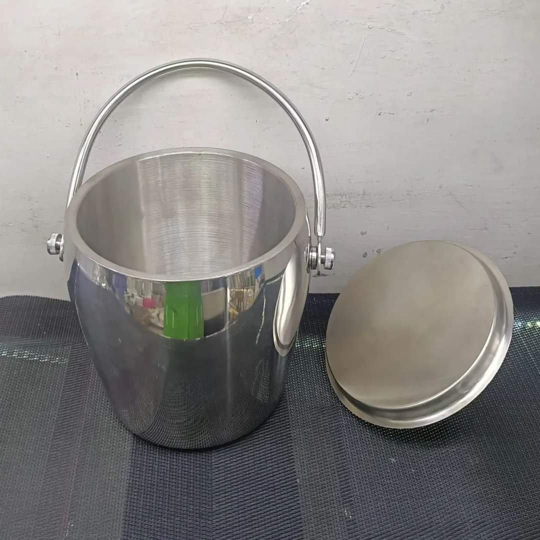 2L Stainless steel double thick ice bucket