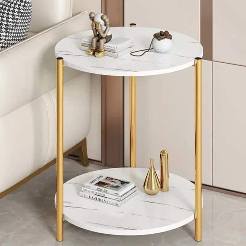 Double top marble effect table