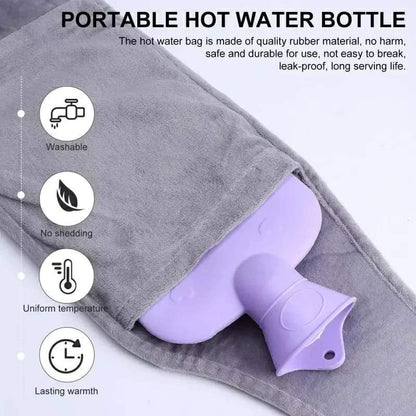 2pc  hot water bottle