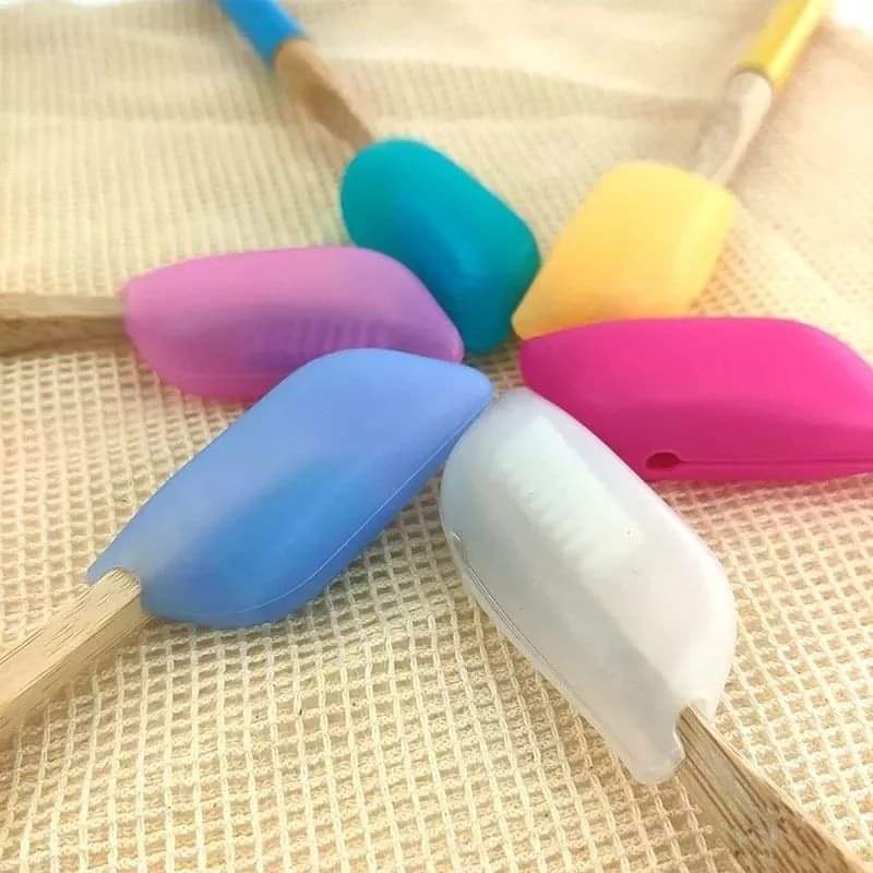 4pcs Portable Head Cover Toothbrush