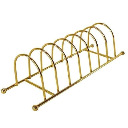 7Slot Gold coated plate stand
