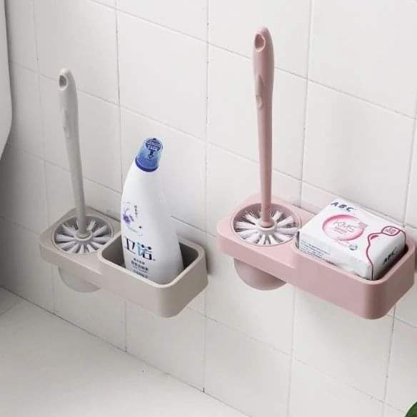 Toilet brush rack set