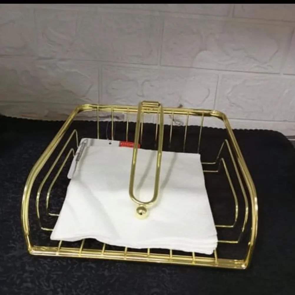 Golden  Serviette Holder