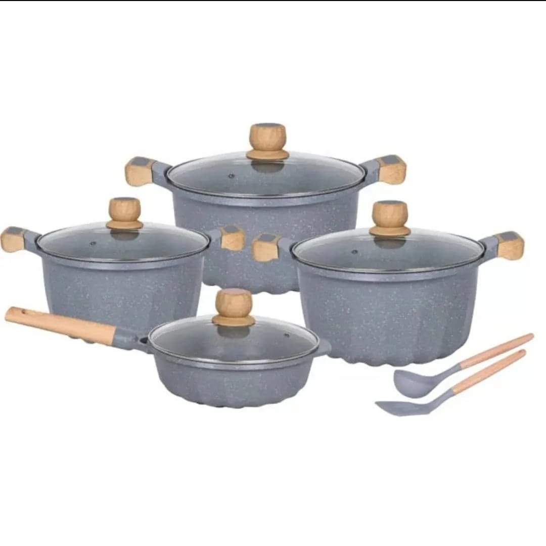 Marble Coated Cookware Set