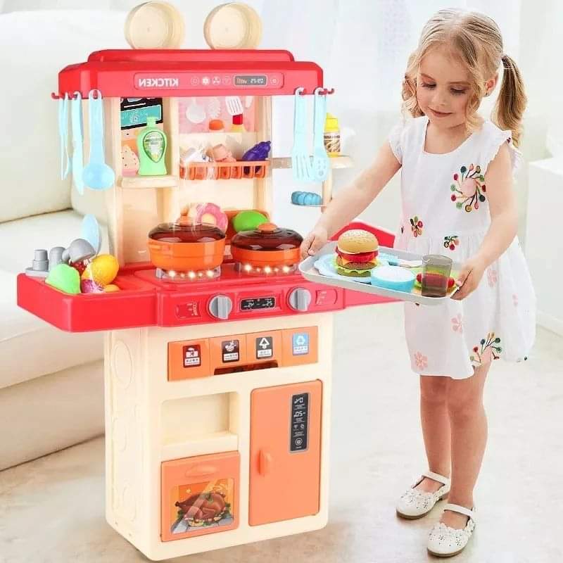 Kids pretend play kitchen set