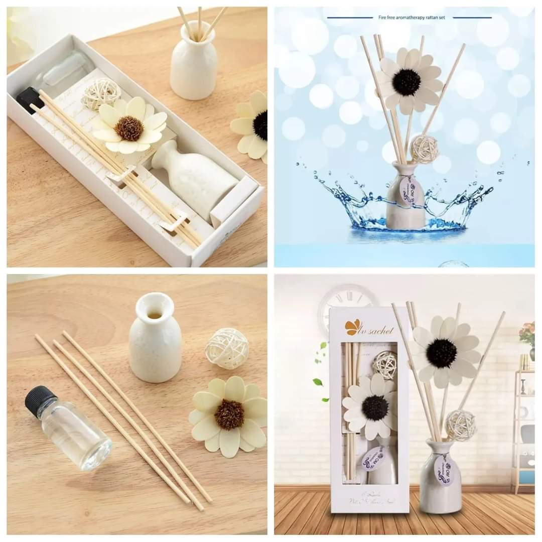 Aroma Oil Diffuser with Rattan Sticks