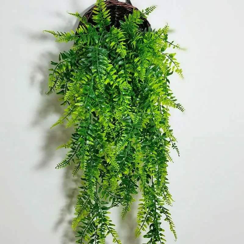 Green leaf artificial hanging vines garland