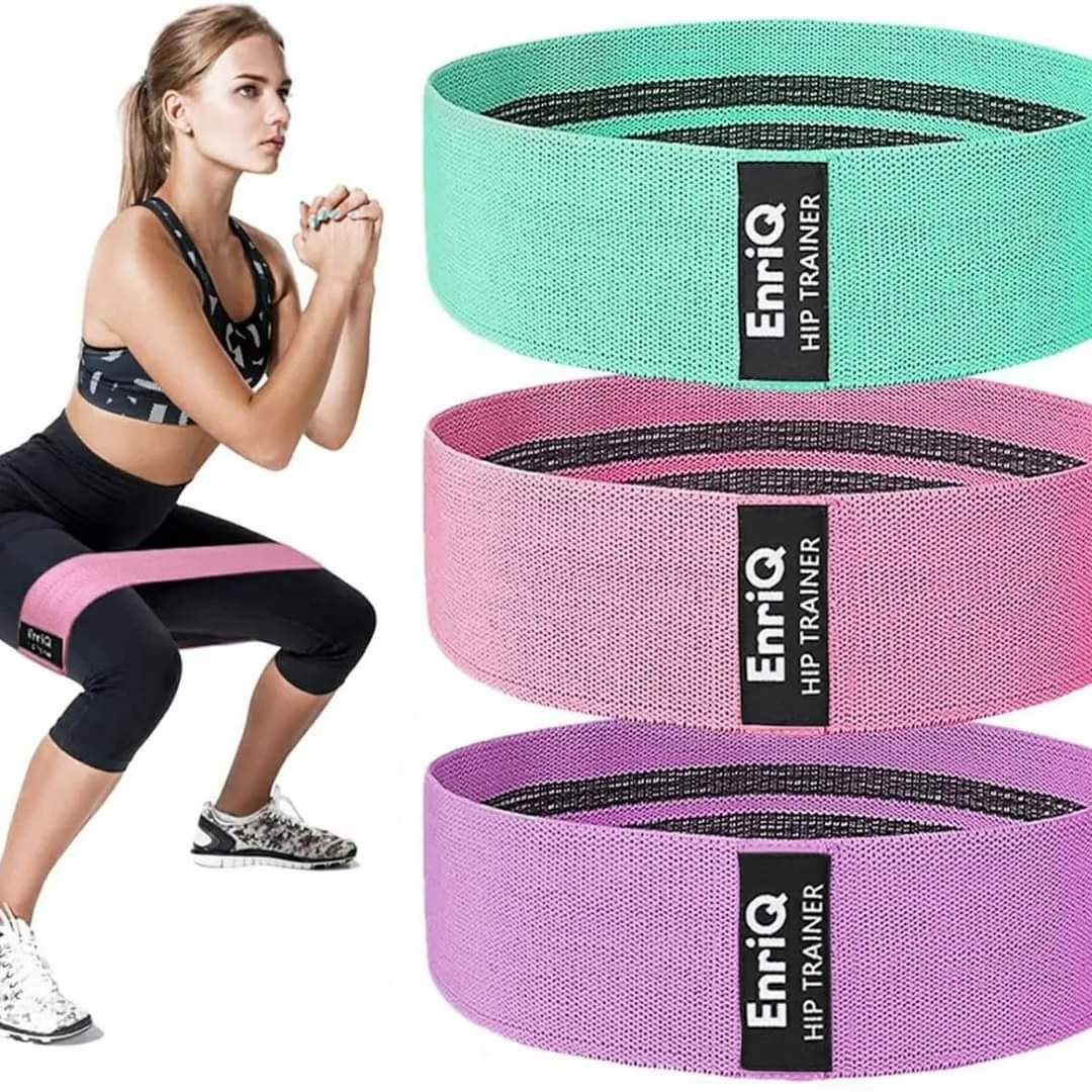 Set of 3 Resistance Bands for Legs and Butt