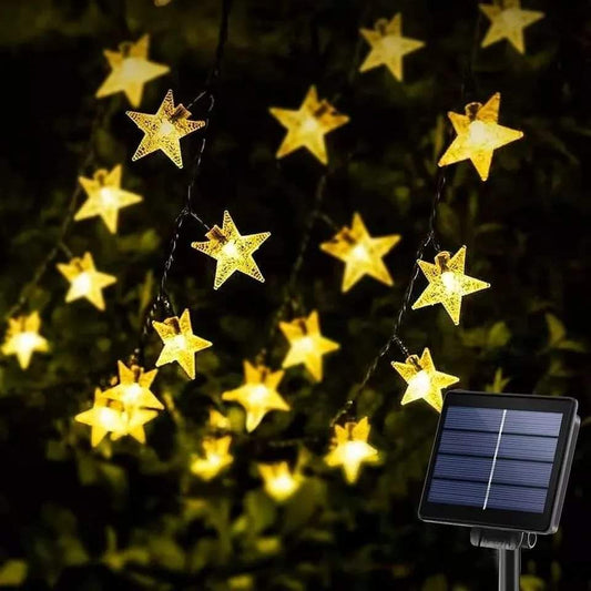 Outdoor Solar Garden Fairy Lights Christmas Black Nov