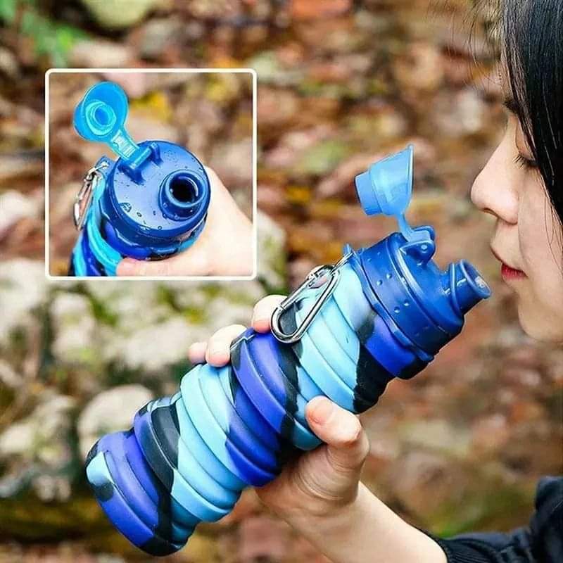 Collapsible Silicone Water Bottle