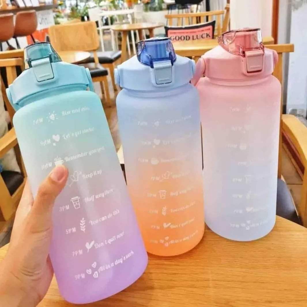 2L Motivational Water Bottle