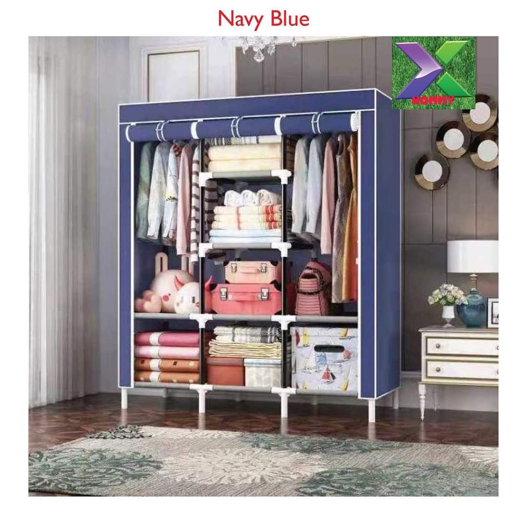 Wooden Frame Portable Wardrobe