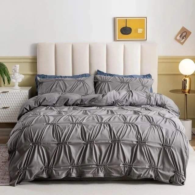 3pc Double Pinch Pleat Duvet cover set