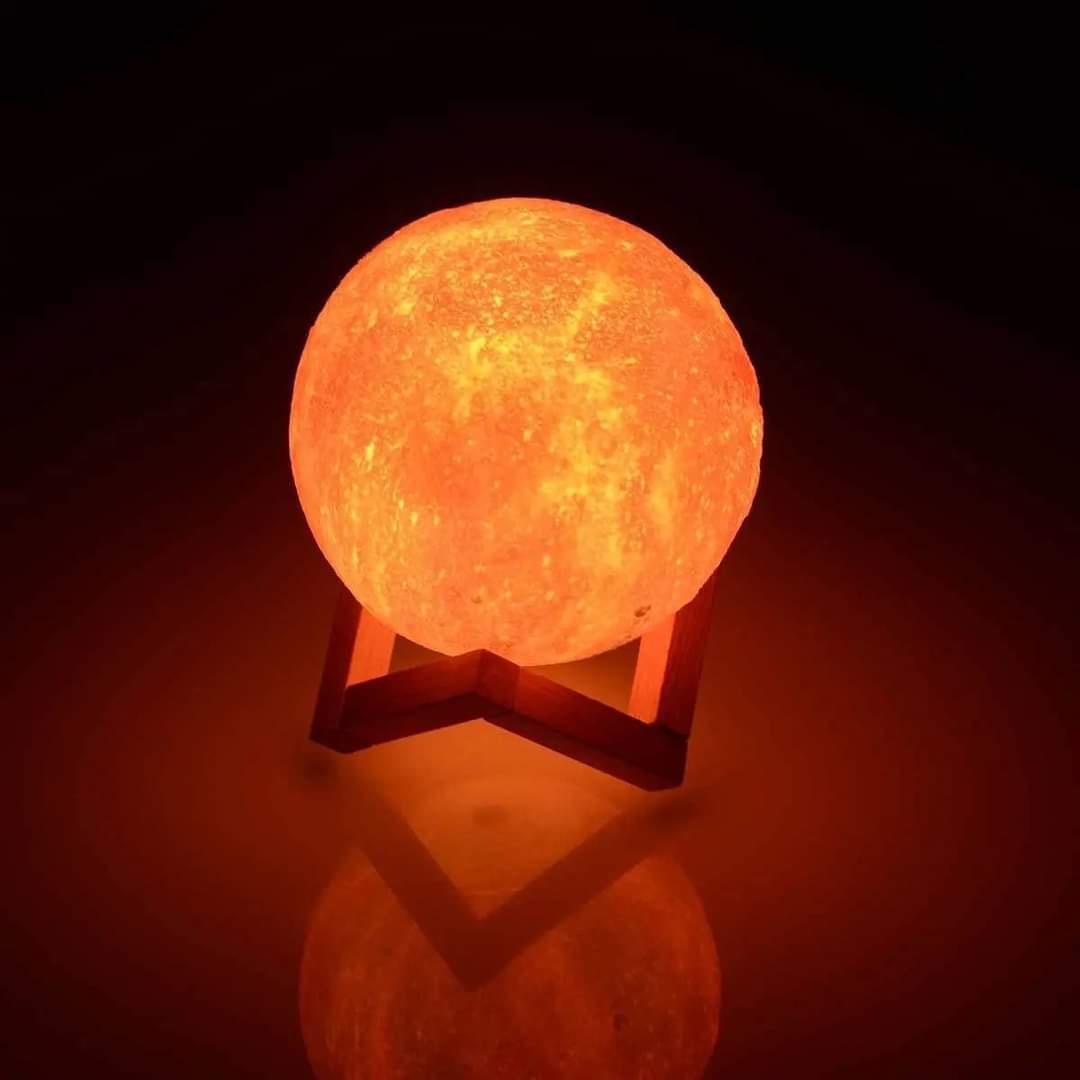 3D Printing Moon Night Light with Stand