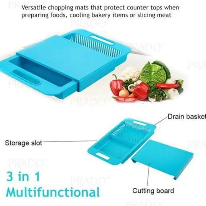 3 in 1 Sliding Chopping Board