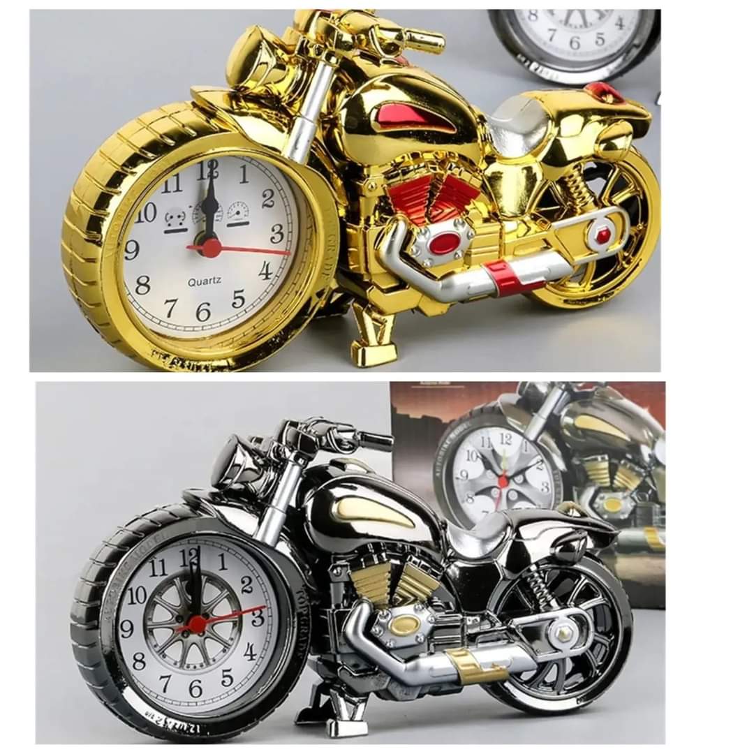 Creative Retro Motorcycle Alarm Clock