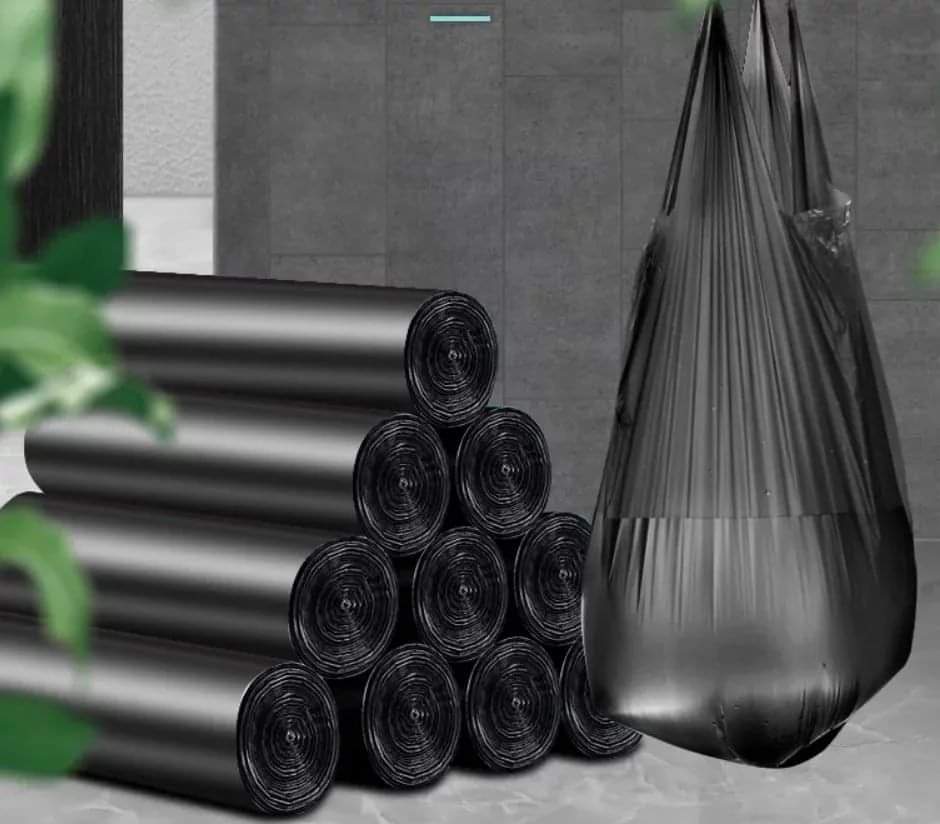 100pcs Trash Bags With Handles