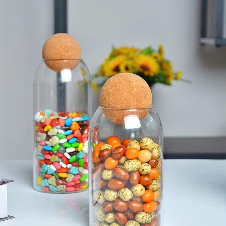 3pc ball cork jars