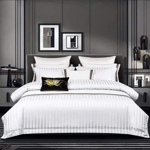 White duvet cover