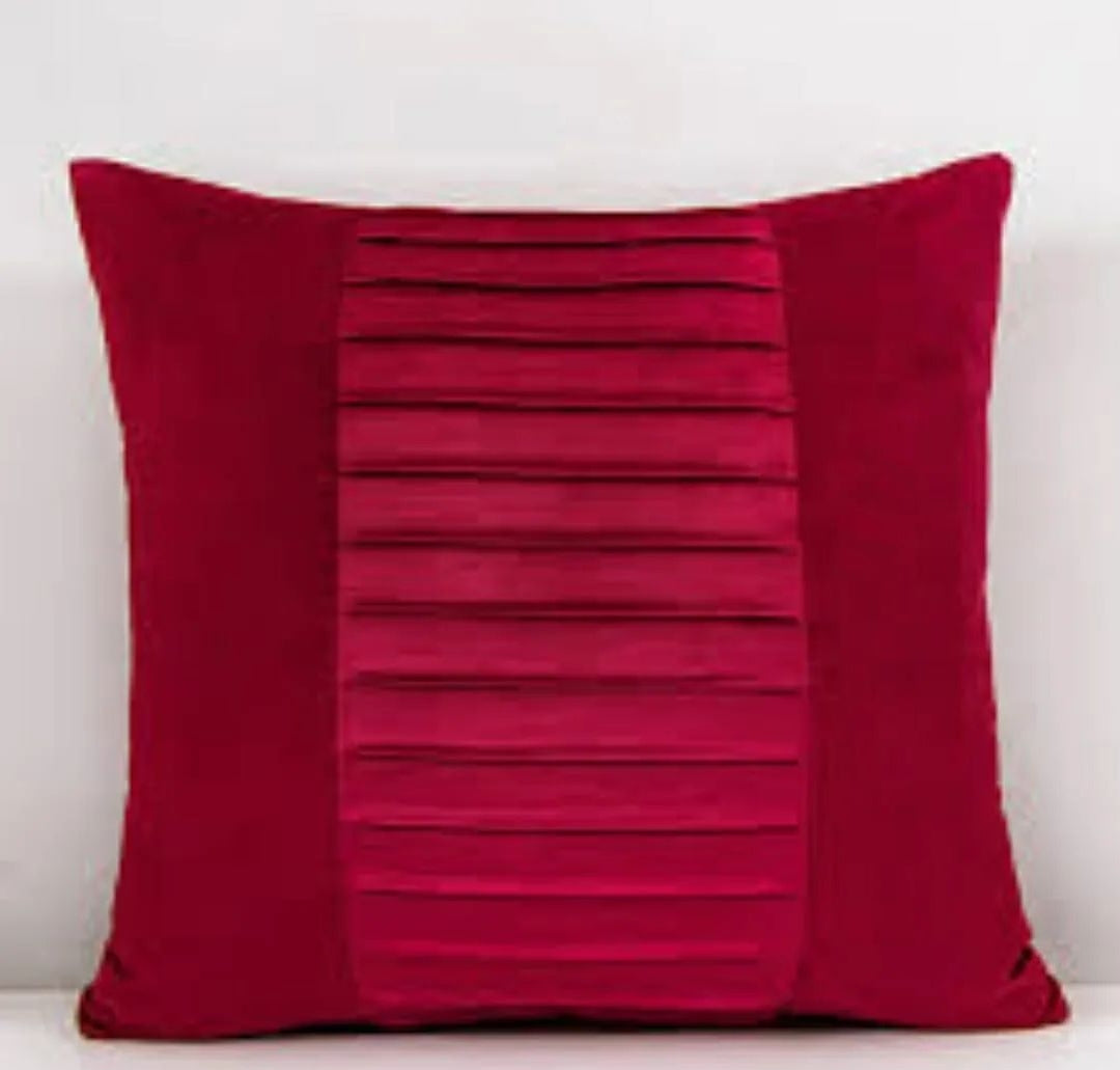 Plaid design,velvet cushion cover