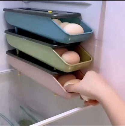 Narrow stack egg holder