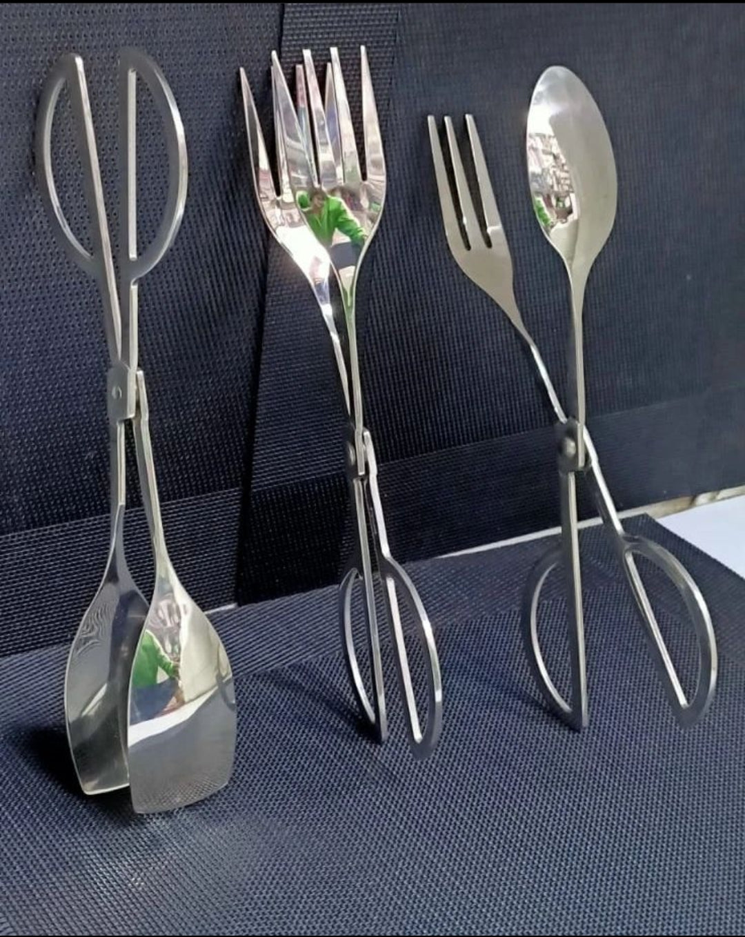 3pcs Stainless steel food tong