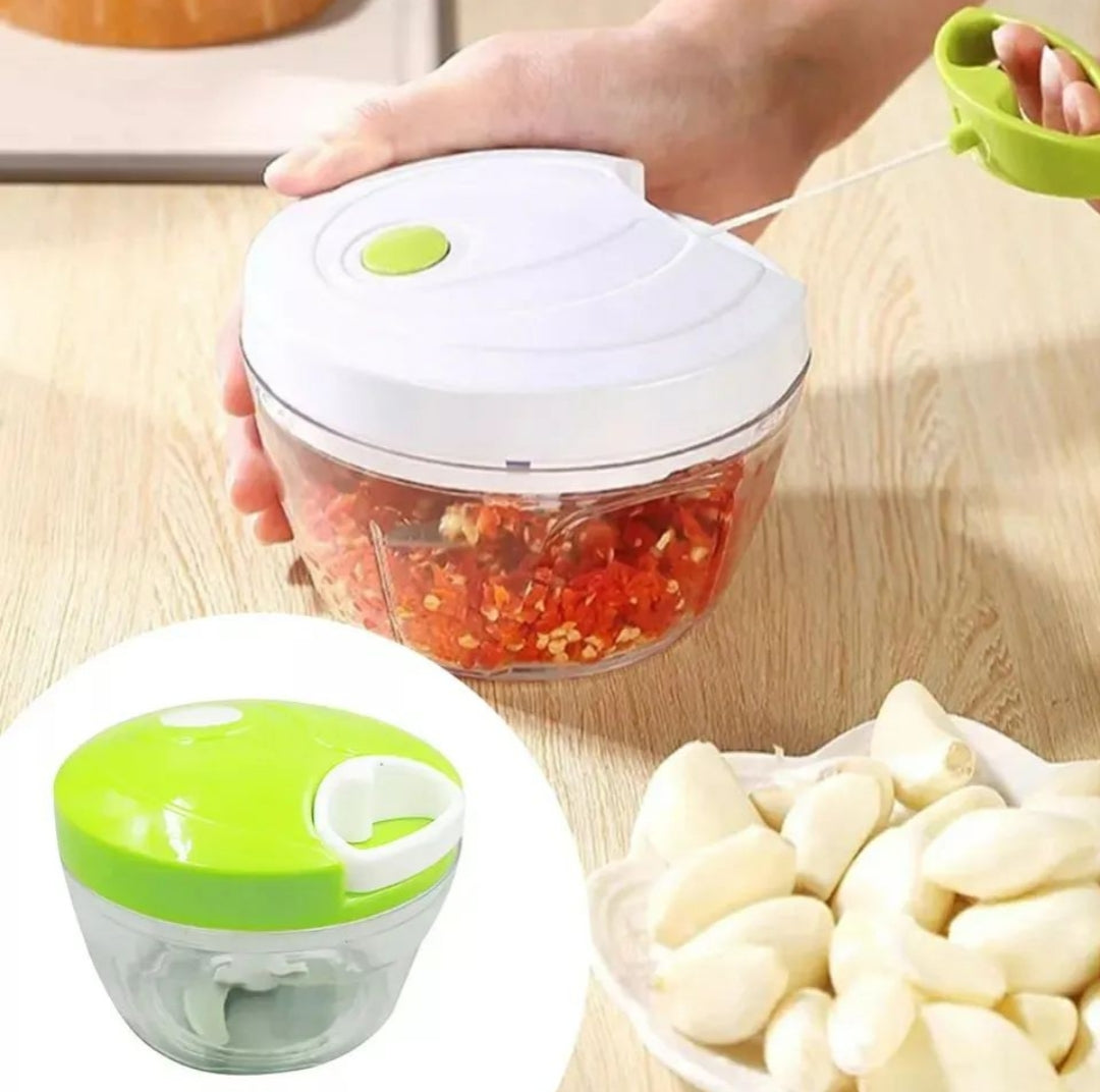 2  in 1 Manual Food Chopper With Whisk