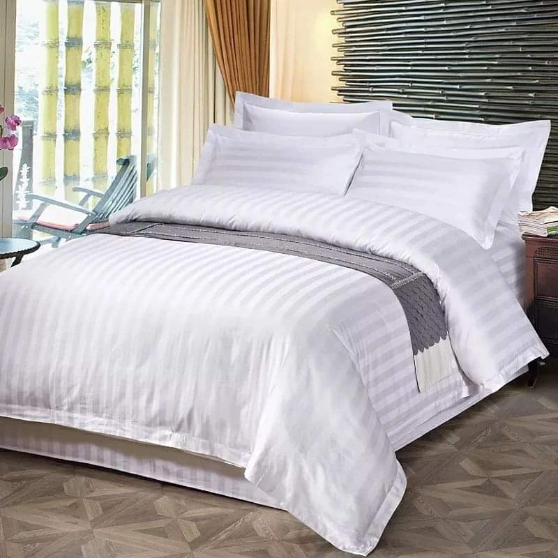 White Striped Sheets