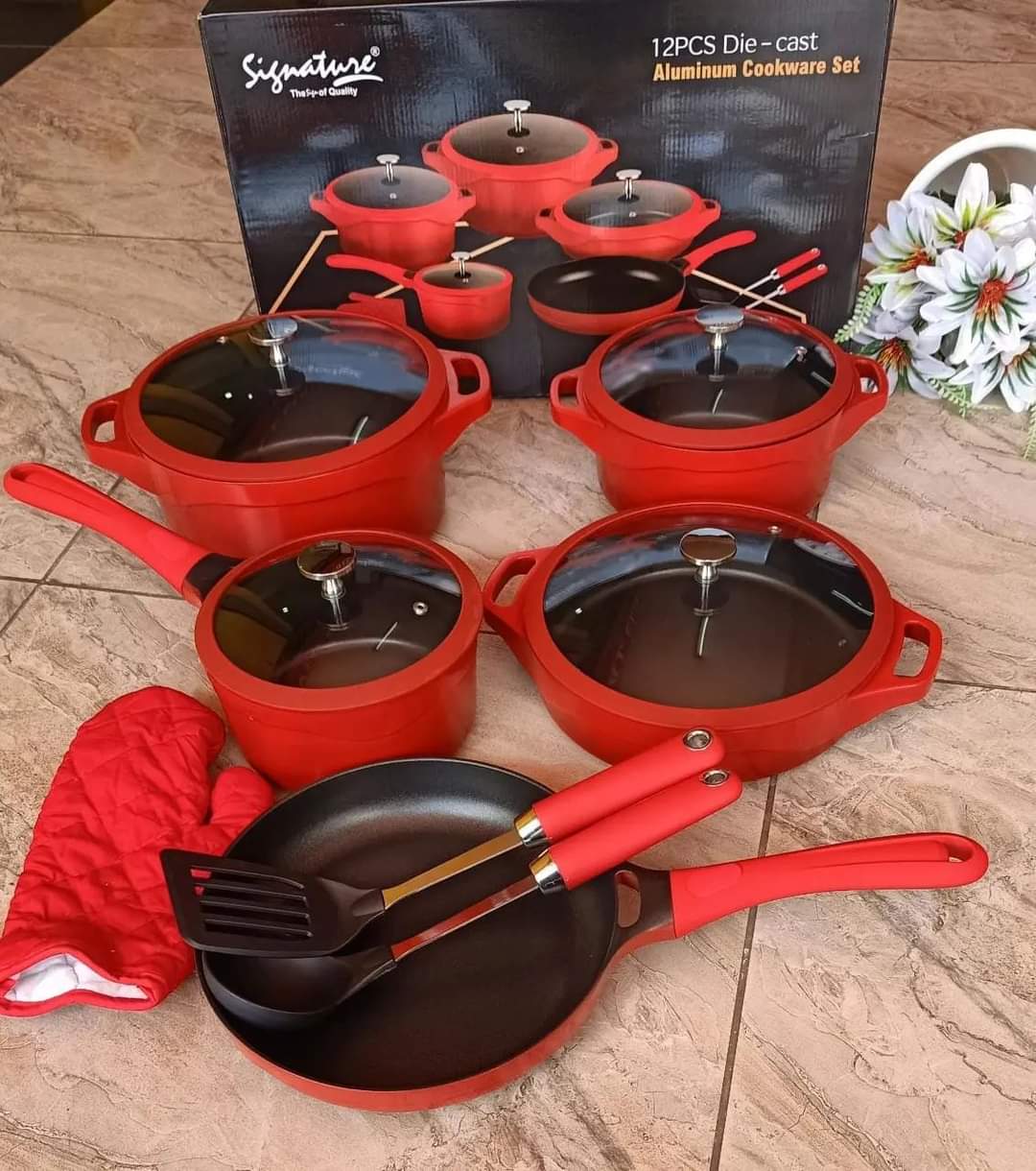 12pc diecast cookware